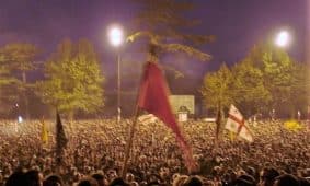 Tbilisio protestas. Openverse nuotr.