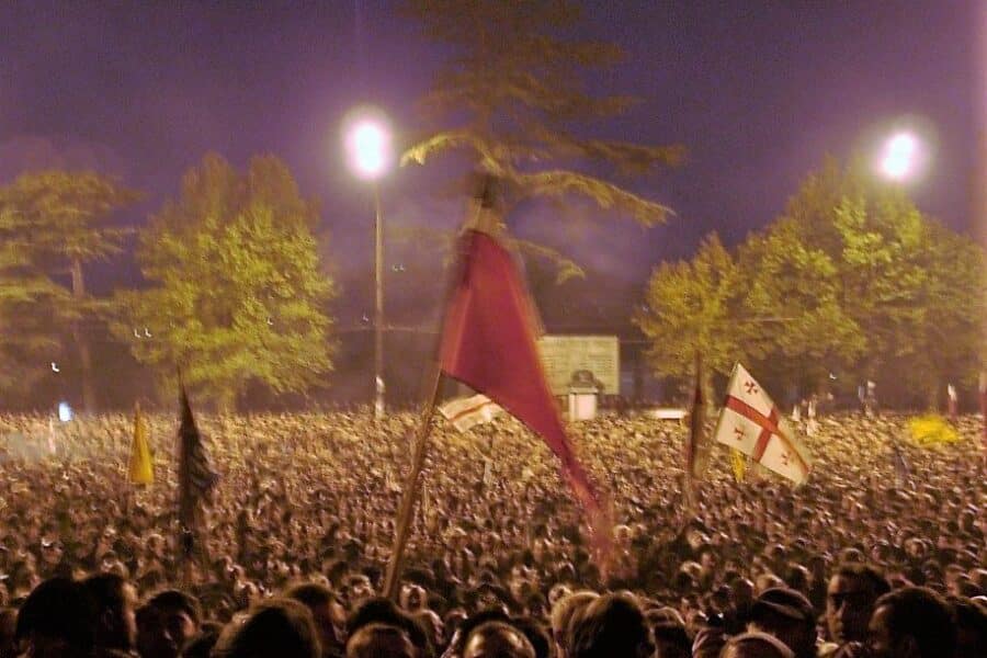 Tbilisio protestas. Openverse nuotr.