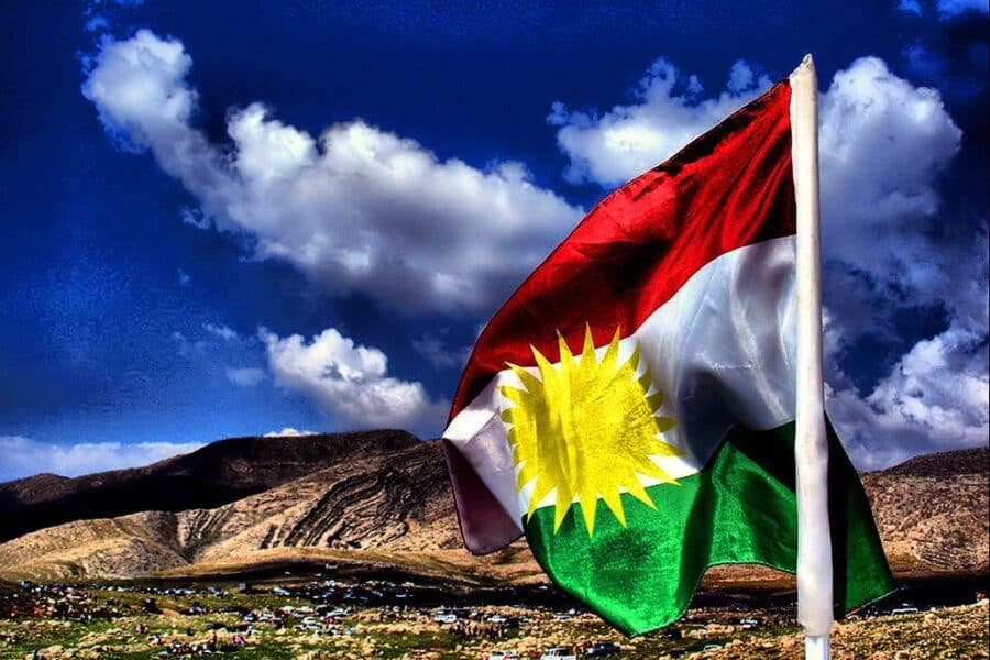 Kurditstano vėliava. Openverse nuotr.