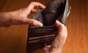 Tuščia piniginė. Openverse nuotr.