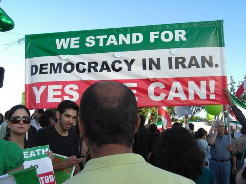 Demonstracija Irane. Openverse nuotr.