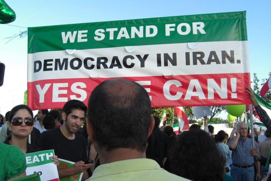 Demonstracija Irane. Openverse nuotr.