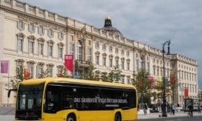 Autobusas Vokietijoje. Pexels nuotr.