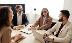 Įmonės susirinkimas. Pexels nuotr.