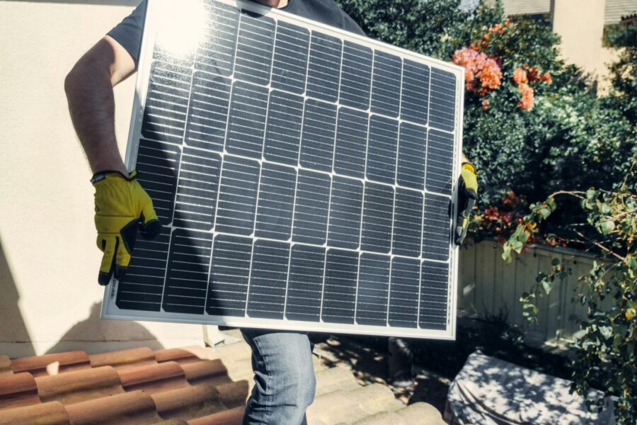 Saulės elektrinė. Pexels nuotr.