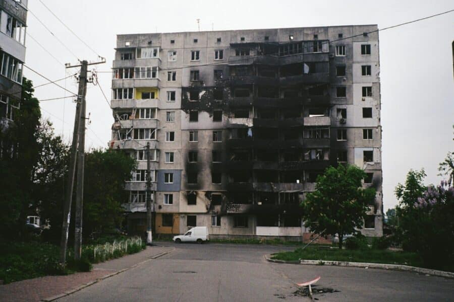 Karas Ukrainoje. Pexels nuotr.