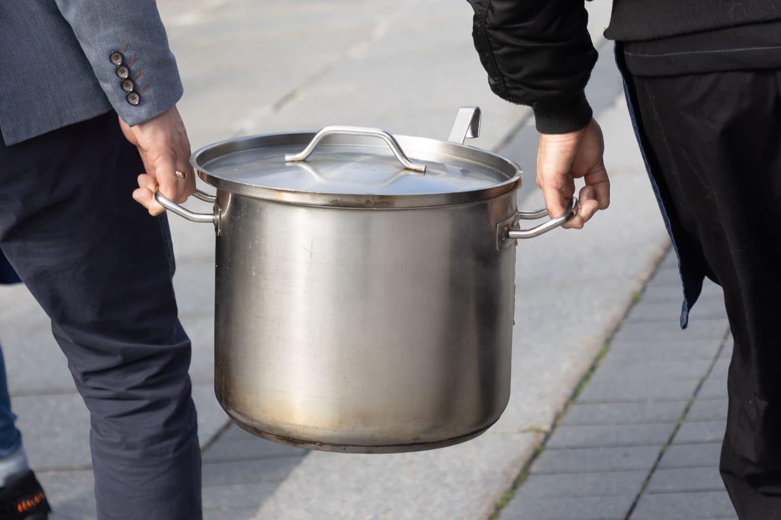 Maitinimo sektoriaus protesto akcija prie Vyriausybės dėl PVM tarifo. ELTA / Dainius Labutis nuotr.