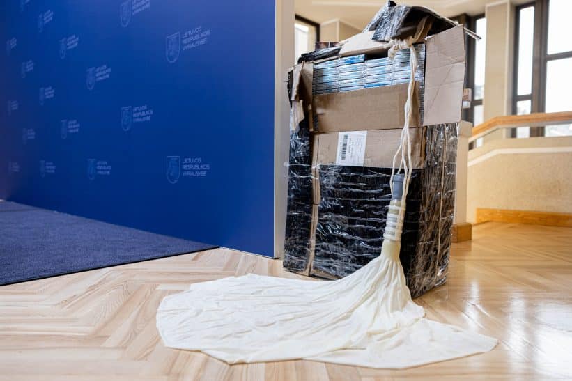 Kontrabandiniai balionai. ELTA / Žygimantas Gedvila nuotr.