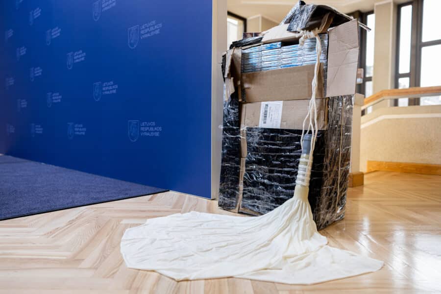 Kontrabandiniai balionai. ELTA / Žygimantas Gedvila nuotr.