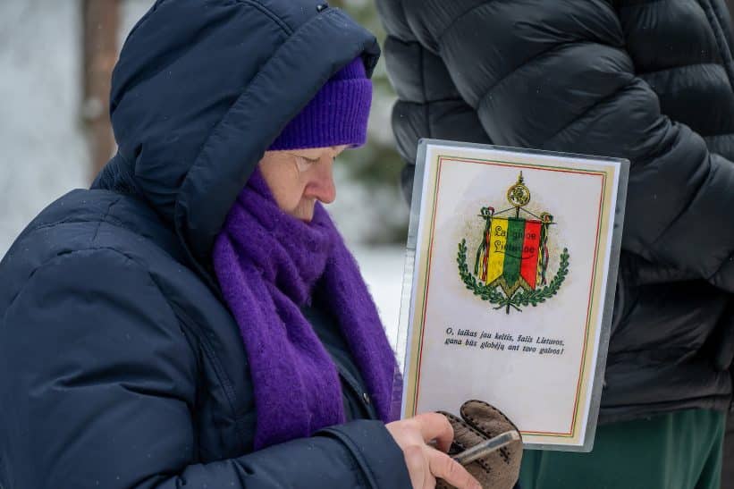 Protestas Kapčiamiestyje. ELTA