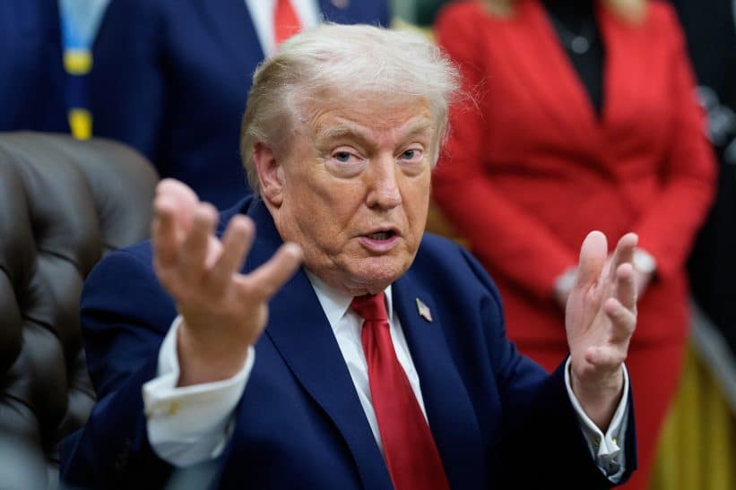 Donaldas Trumpas. EPA / Aaron Schwartz nuotr.