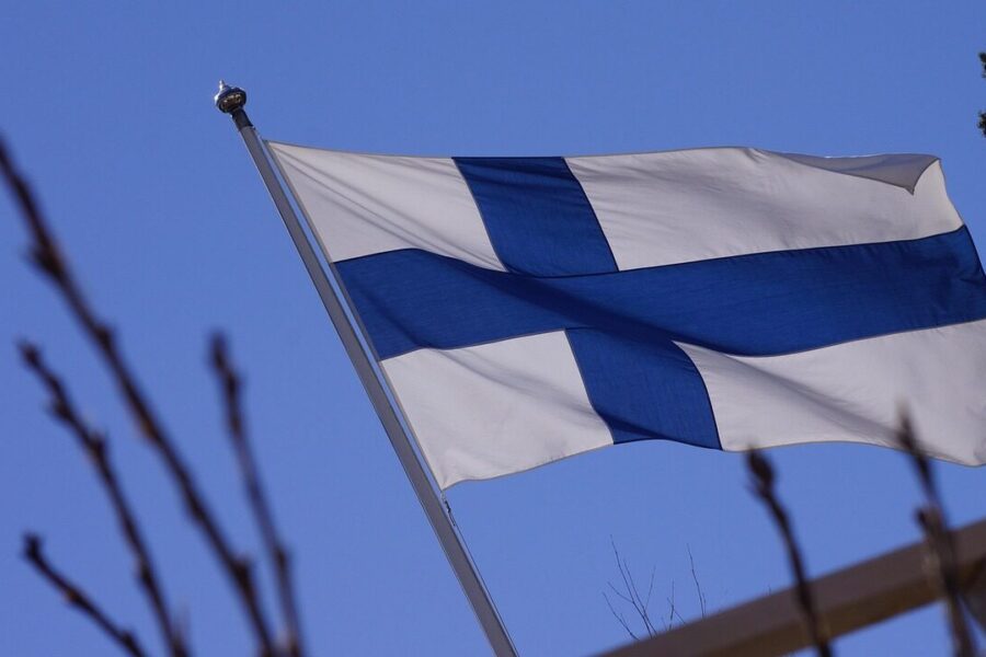 Suomijos vėliava. Pixabay nuotr.