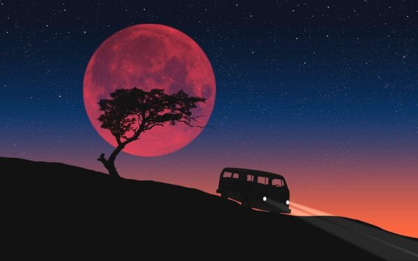 Mėnulis taps kraujo spalvos: prasideda vienas įspūdingiausių dangaus reiškinių