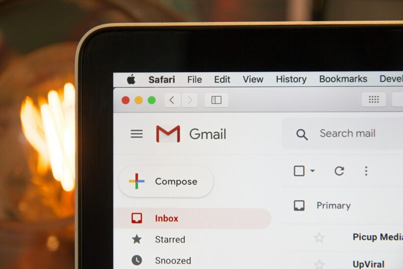 „Gmail“. Unsplash nuotr.