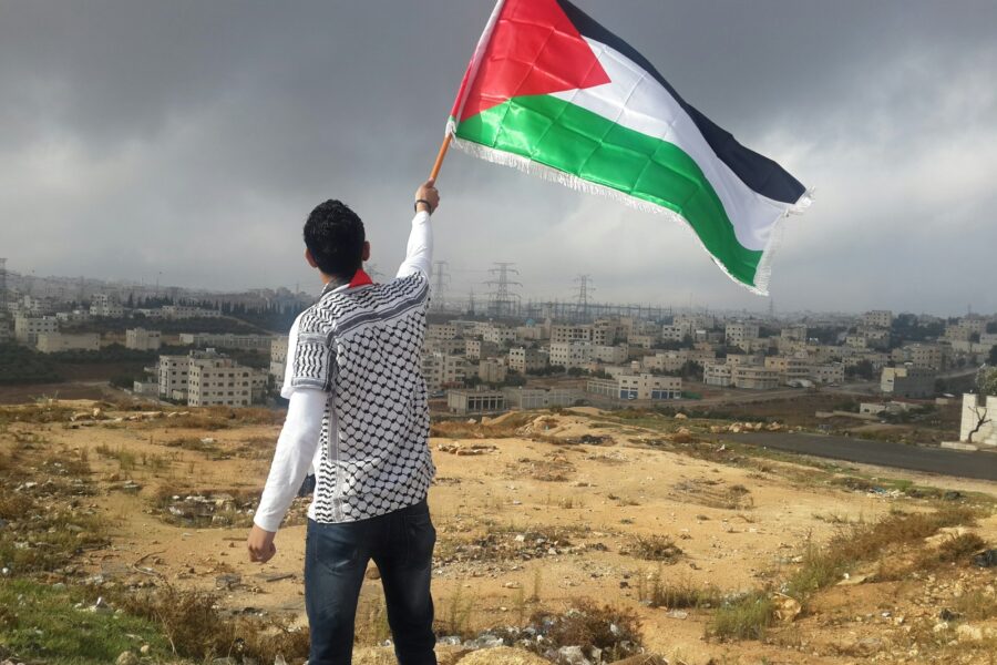 Palestinos vėliava. Unsplash nuotr.