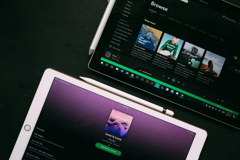 „Spotify“. Unsplash nuotr.