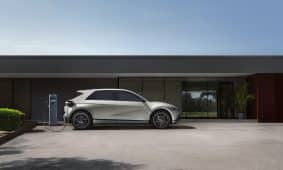 „Hyundai“ elektromobilis / Unsplash nuotr.