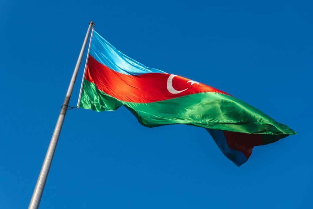 Azerbaidžano vėliava. Unsplash nuotr.