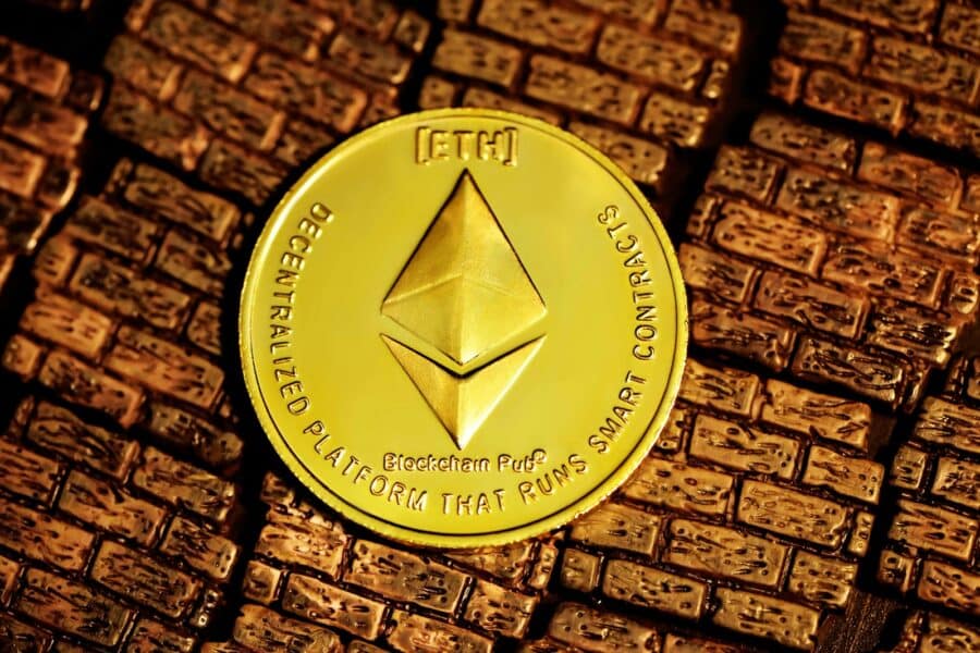 gold and silver round coin
