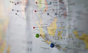 Indonezijos žemėlapis. Unsplash nuotr.