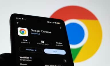 Google Chrome. Unsplash nuotr.