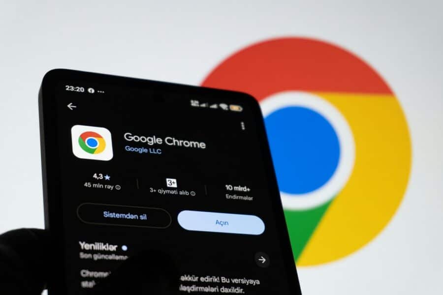 Google Chrome. Unsplash nuotr.