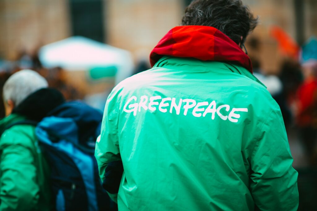 „Greenpeace“. Unsplash nuotr.