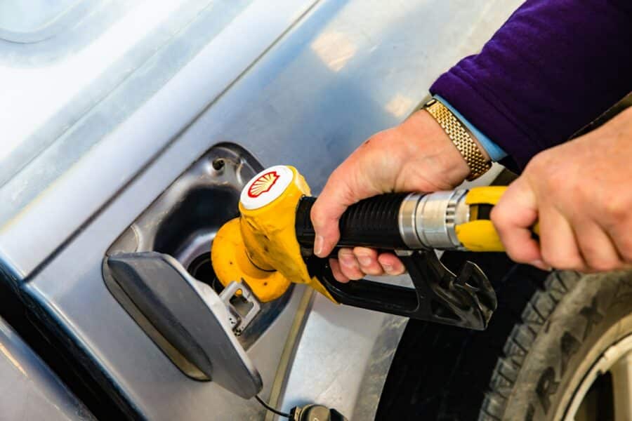 a person holding a drill