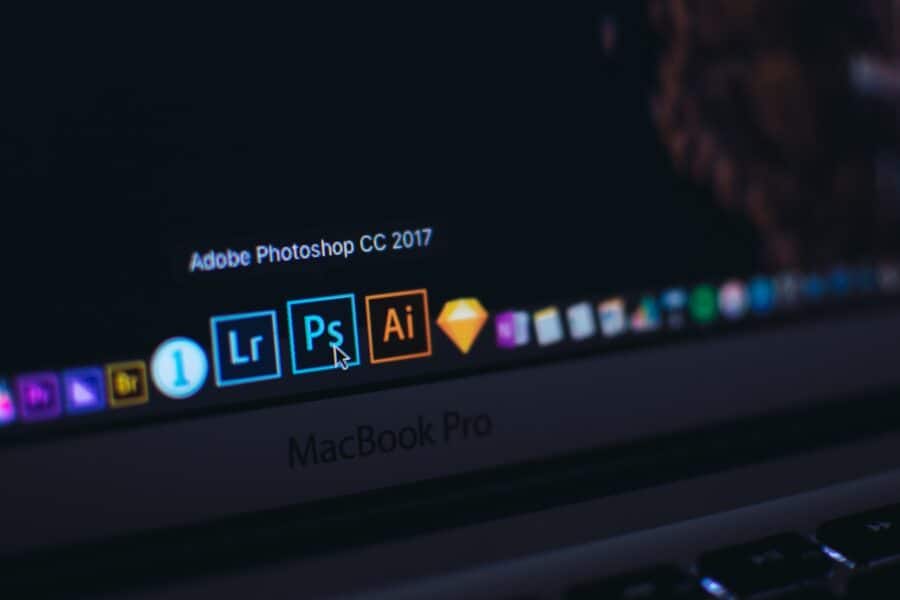„Adobe Photoshop“. Unsplash nuotr.