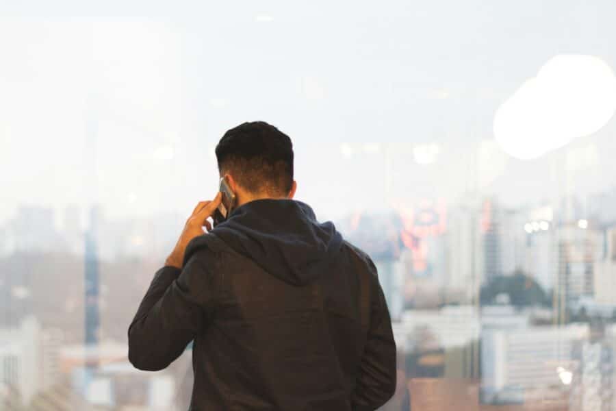 Skambutis telefonu. Unsplash nuotr.