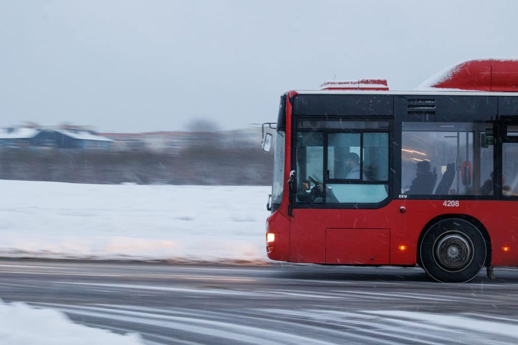 Autobusas Vilniuje. ELTA / Josvydas Elinskas