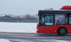 Autobusas Vilniuje. ELTA / Josvydas Elinskas