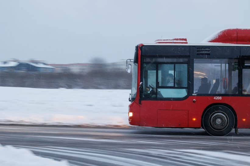 Autobusas Vilniuje. ELTA / Josvydas Elinskas