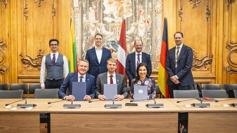 Lietuva, Latvija ir Vokietija bendradarbiaus vystant jūrinę jungtį „Baltic-German PowerLink“