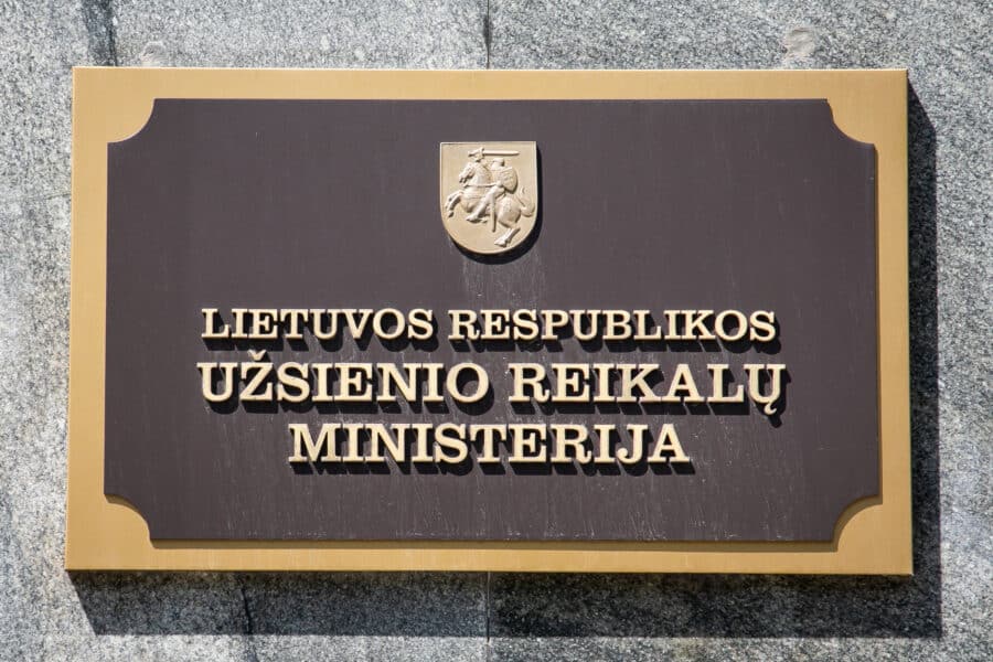 Užsienio reikalų ministerija. ELTA / Dainius Labutis