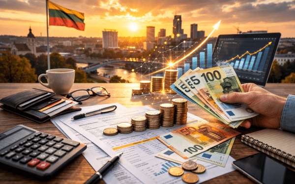 Rekordinės algos Lietuvoje: ar artėjame prie klestėjimo, o gal prie naujos krizės?