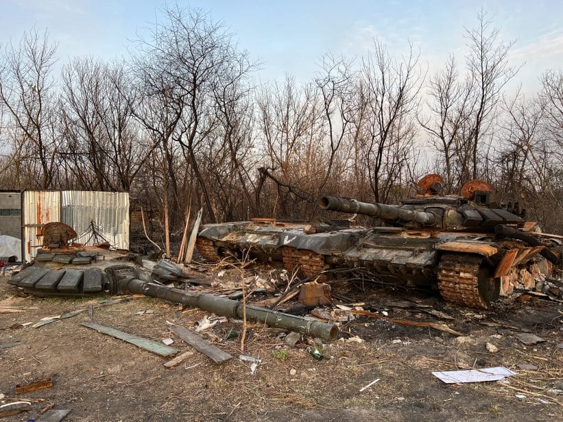 Rusijos karas Ukrainoje. Kijevo apskritis. Eltos nuotr.