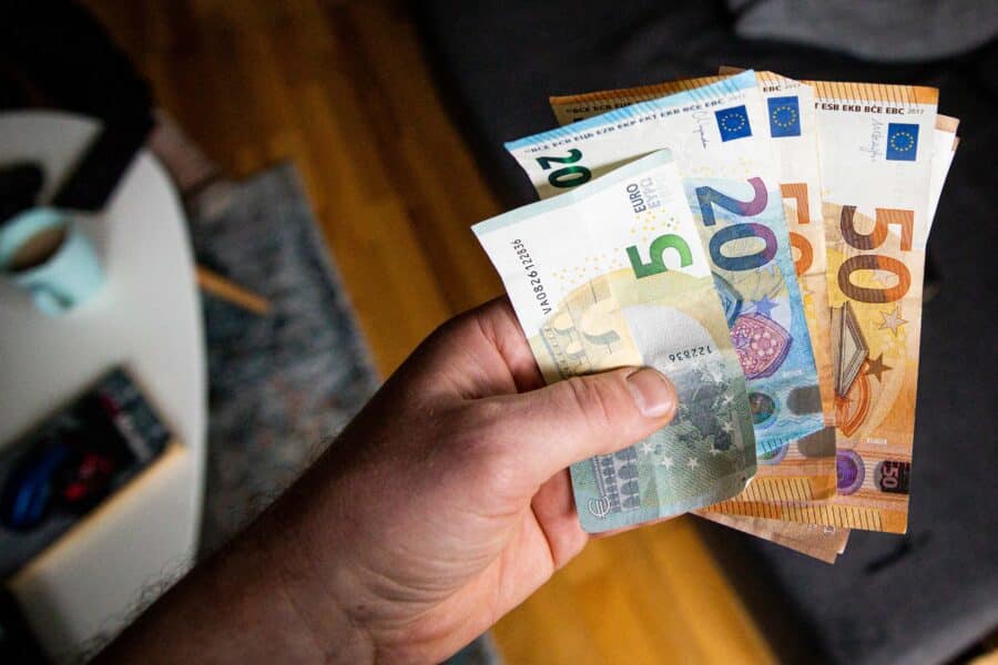 Grynieji pinigai. Mariaus Morkevičiaus (ELTA) nuotr.