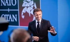 Prancūzijos prezidentas Emanuelis Macronas. ELTA / Josvydas Elinskas nuotr.