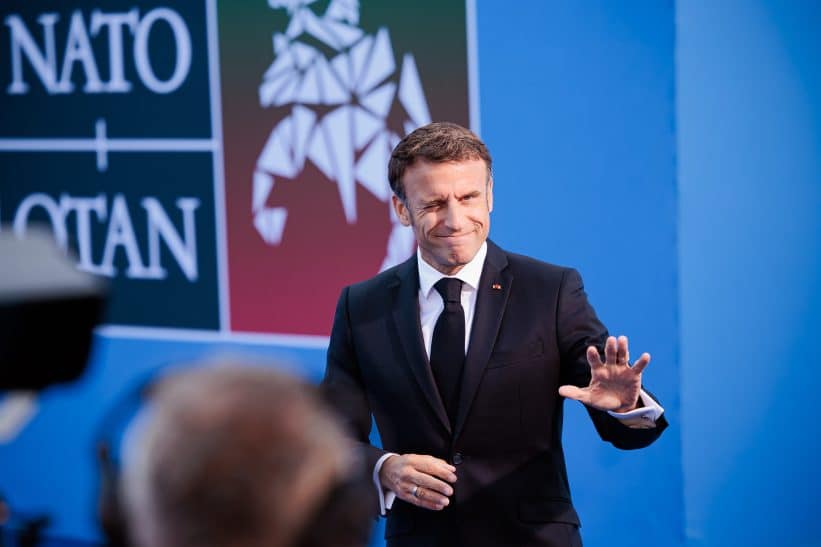 Prancūzijos prezidentas Emanuelis Macronas. ELTA / Josvydas Elinskas nuotr.