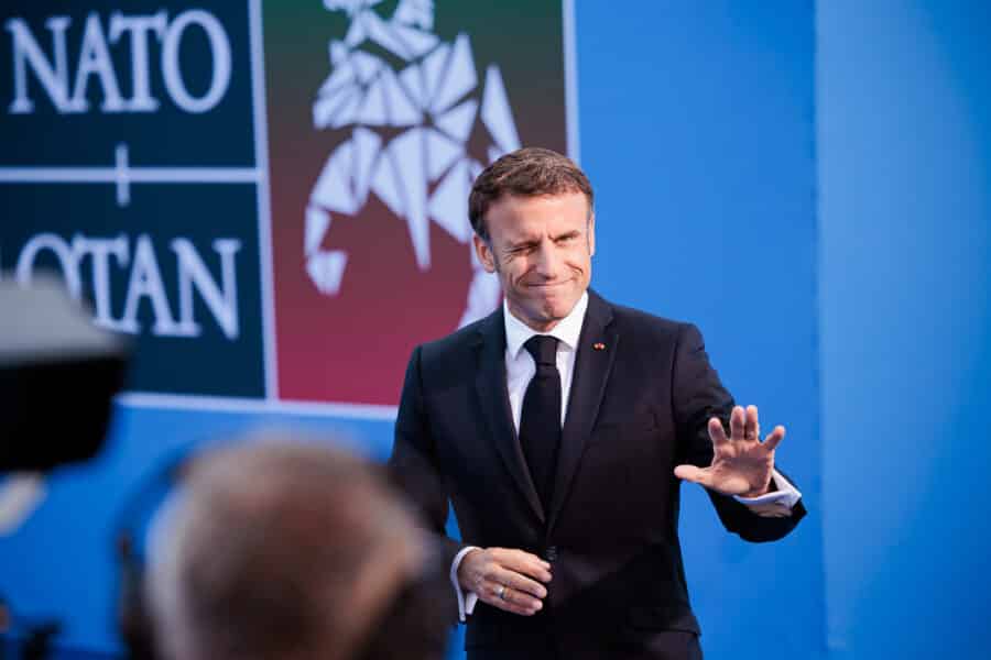 Prancūzijos prezidentas Emanuelis Macronas. ELTA / Josvydas Elinskas nuotr.