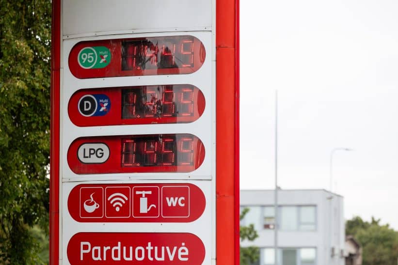 Degalų kainos. ELTA / Andrius Ufartas nuotr.