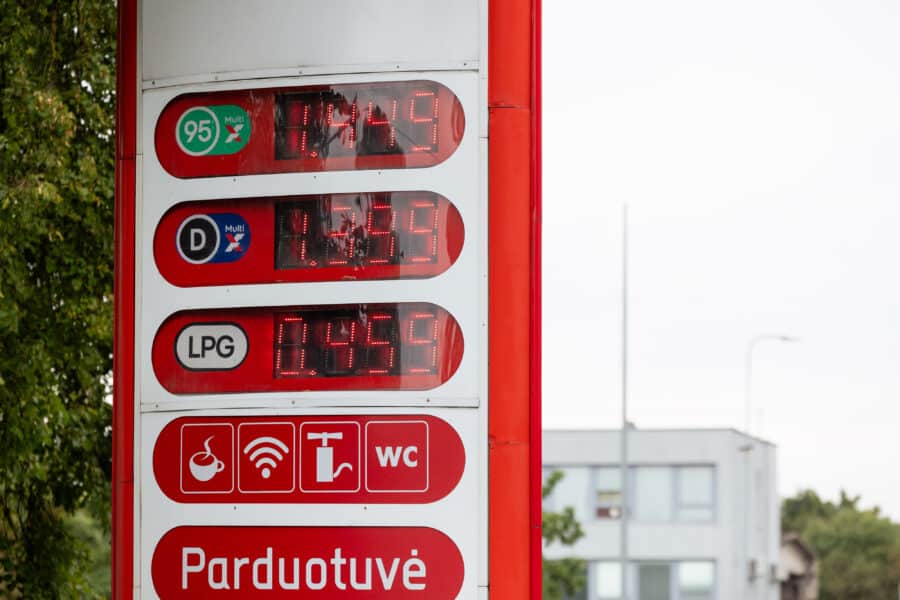 Degalų kainos. ELTA / Andrius Ufartas nuotr.