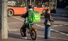 „Bolt“ kurjeris. ELTA / Andrius Ufartas nuotr.