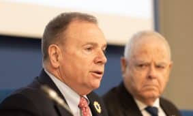 Ben Hodges, Ephraim Sneh. ELTA / Dainius Labutis nuotr.