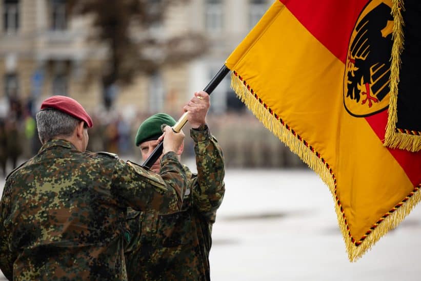 Vokietijos 45-osios šarvuotosios brigados inauguracija. ELTA / Josvydas Elinskas nuotr.