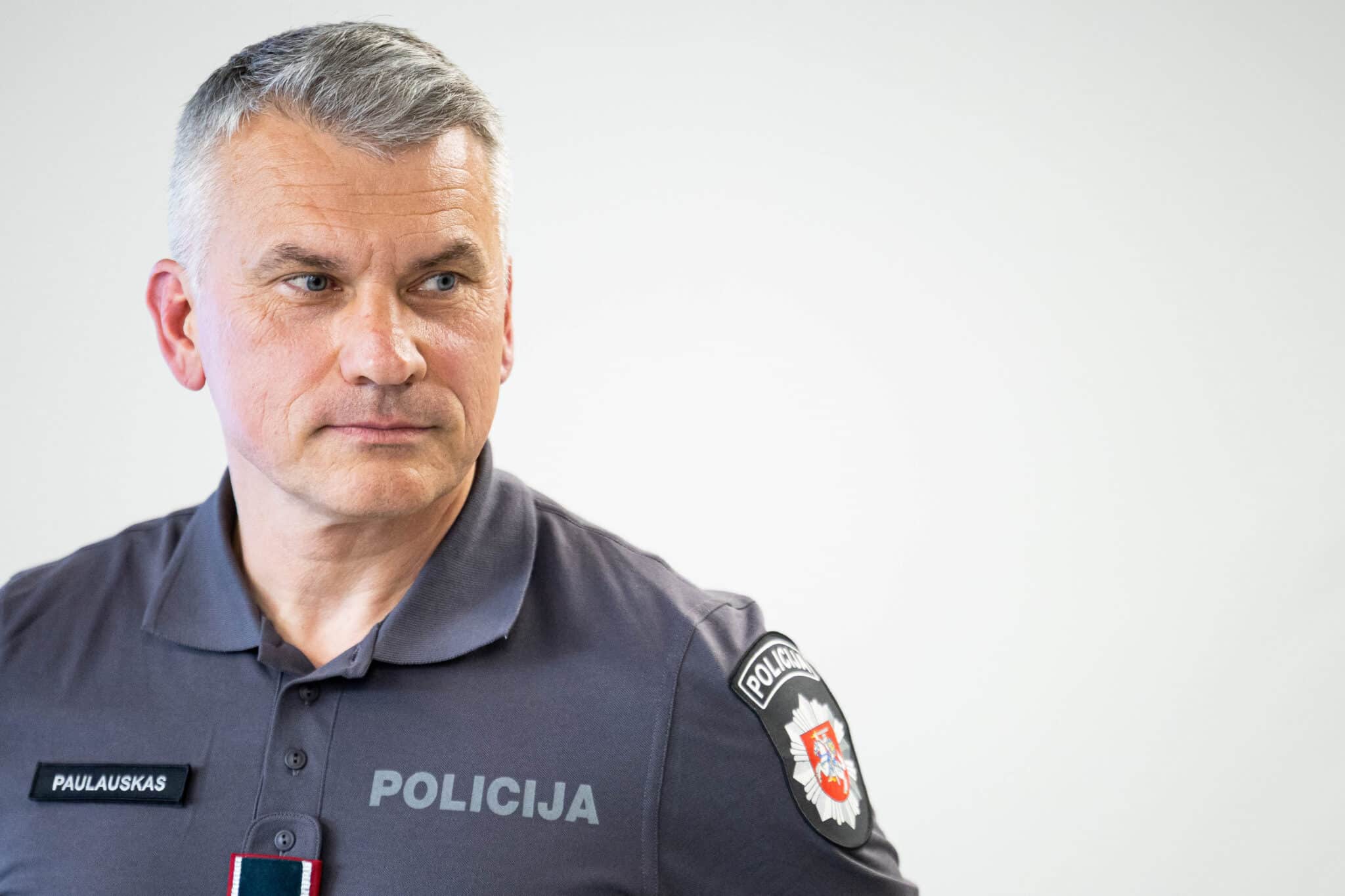 Paulauskas mato poreikį rotuoti prie Baltarusijos pasienio dirbančius policijos pareigūnus
