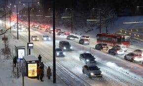 Sniegas Vilniuje. ELTA / Andrius Ufartas