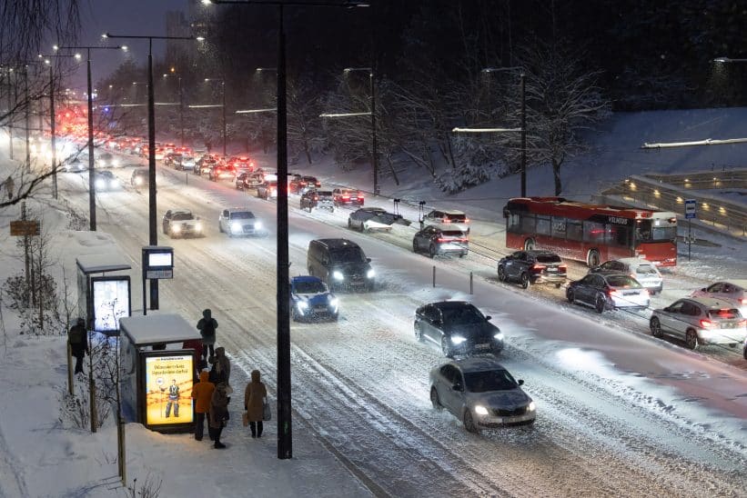 Sniegas Vilniuje. ELTA / Andrius Ufartas