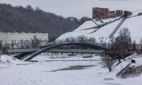 Užšalusi Neris Vilniuje.. ELTA / Dainius Labutis nuotr.